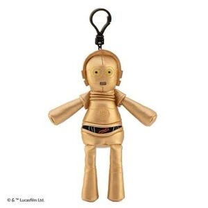 Scentsy C-3PO Buddy Clip Star Wars Disney Gold Droid Keychain Plush NIB